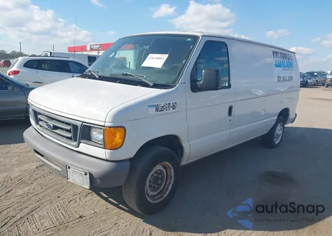 2007 Ford E-150 Commercial/Recreational z USA, uszkodzony, nr VIN 1FTNE14W97DB13895